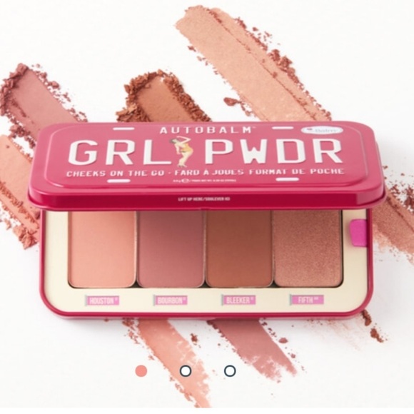 THEBALM COSMETICS AUTOBALM GRL PWDR! Cheeks On the Go! Blush & Highlight PALLET - Picture 9 of 16